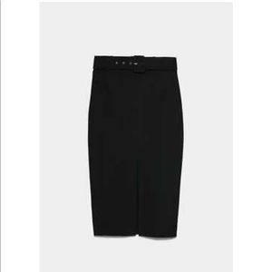 Zara pencil midi skirt